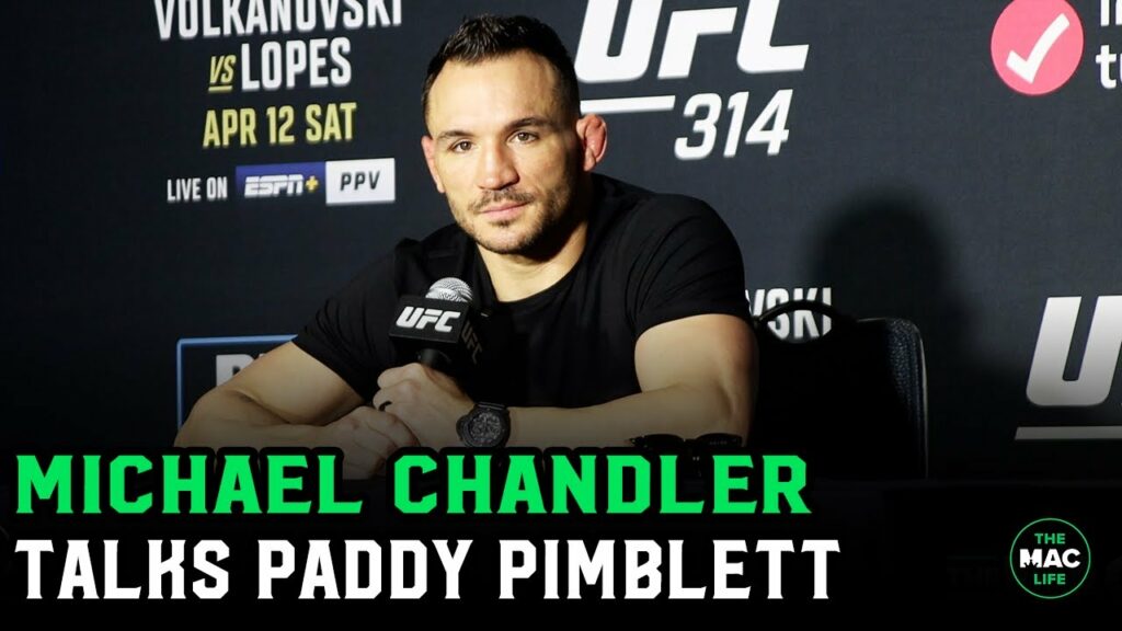 Michael Chandler: “Vote for Conor McGregor as president of Ireland”