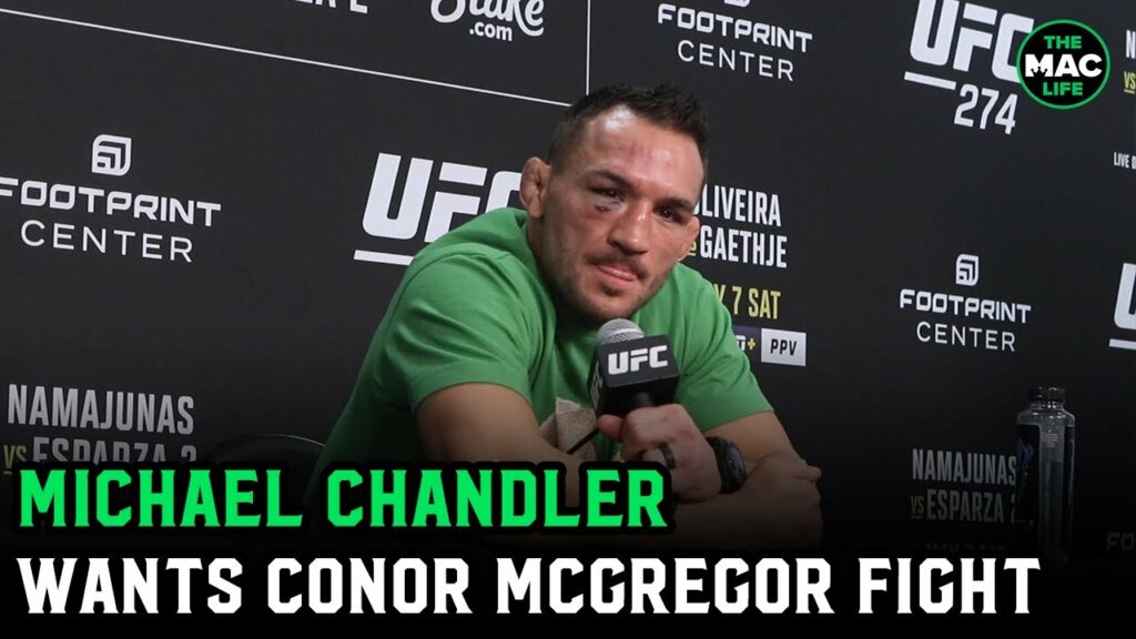 Michael Chandler calls for Conor McGregor fight: 'People know I'm one of the most exciting fighters'