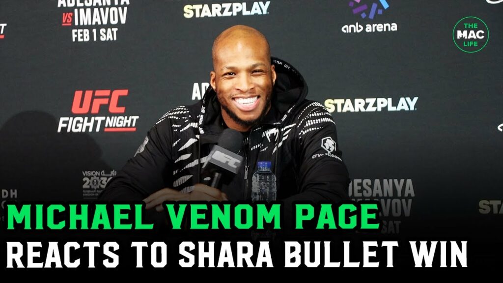 Michael 'Venom' Page: "I'm still feeling the magnitude of the UFC, it's making me hesitant'
