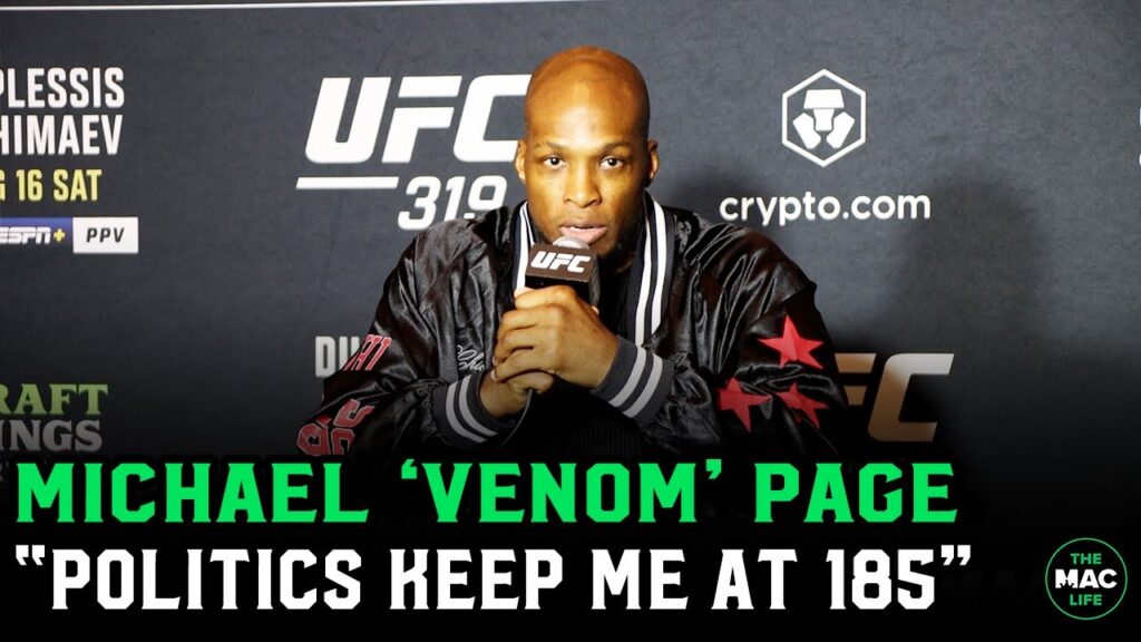 Michael 'Venom' Page: 'Politics are keeping me out of 170-pounds'