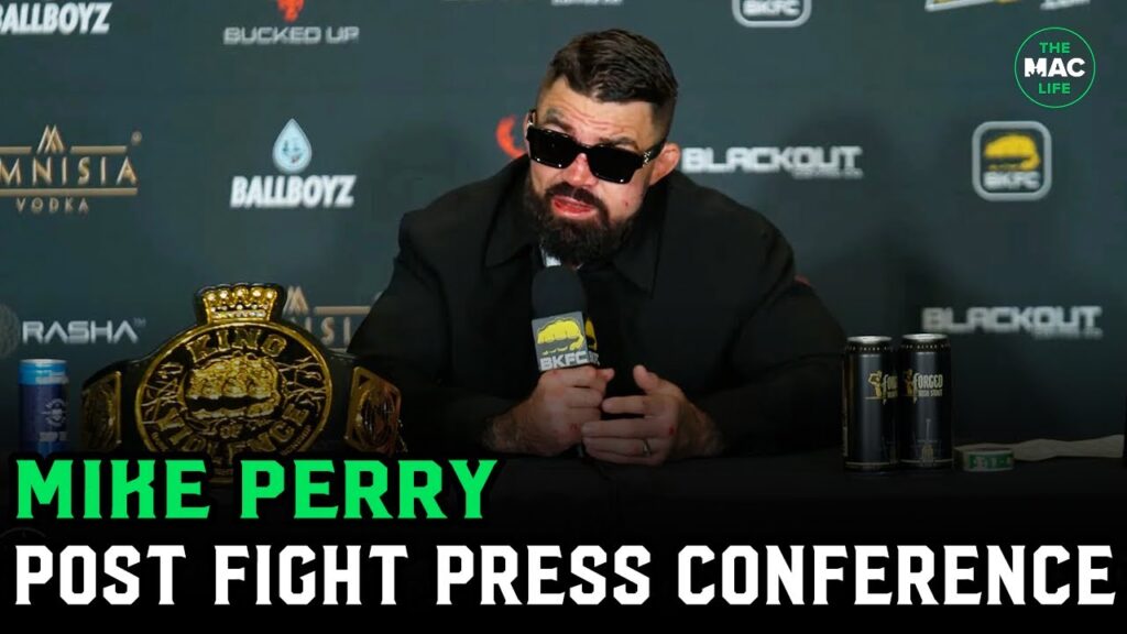 Mike Perry: "I beat champions!" | BareKnuckle FC Post-Fight Press Conference