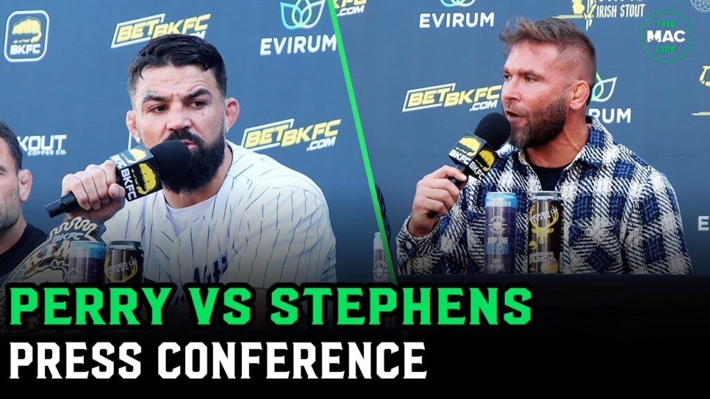 Mike Perry vs. Jeremy Stephens Press Conference: "She's a C***-aholic"