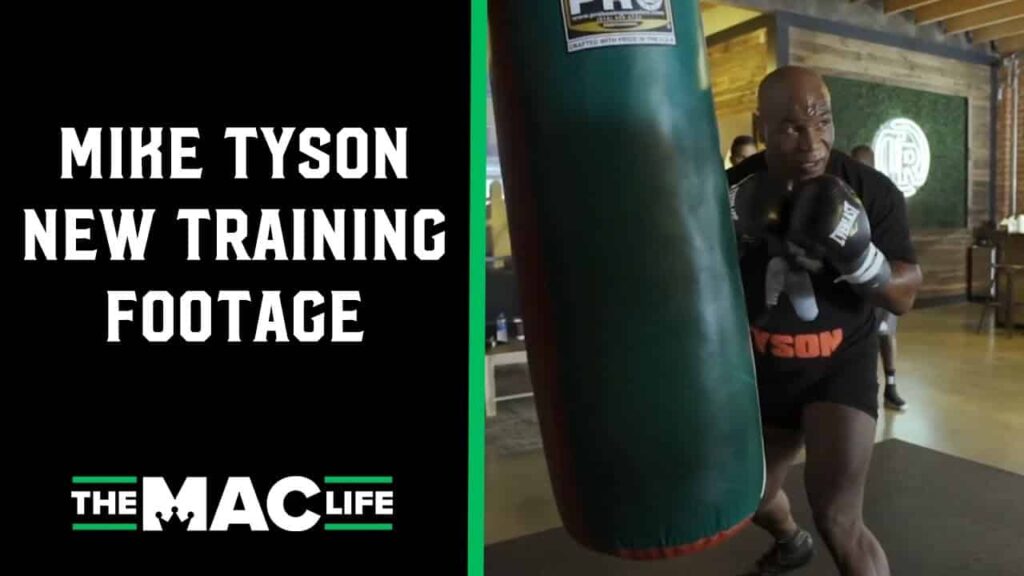 Mike Tyson New Training Footage; Shows off crazy power