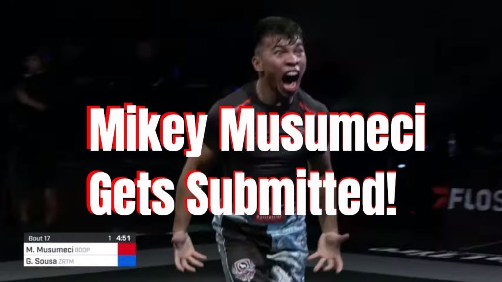 Mikey Musumeci gets SUBMITTED 😳 Gabriel Sousa vs. Mikey Musumeci | WNO Championships