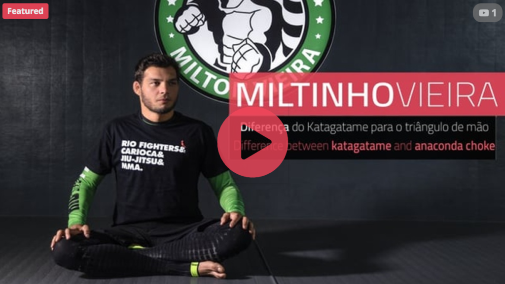 Miltinho Vieira - Learn the differences and how to set up the katagatame and the anaconda choke