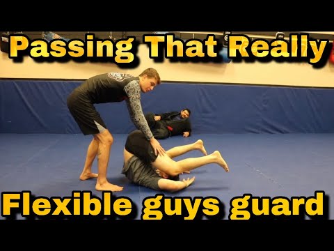Mind Blowing Guard Pass to Use Against Flexible Guards