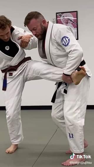 Modified single leg takedown to toe hold by Eli Knight