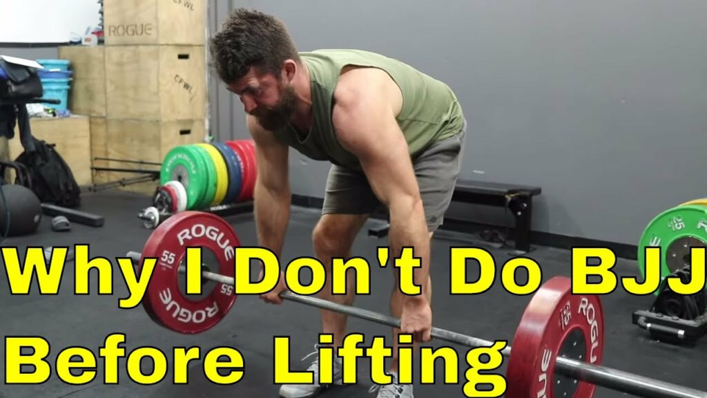 My BJJ Rolling Before Lifting Weights Experiment