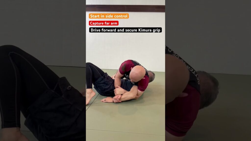 My favorite Kimura finish. The final position doesn’t look like it should work but it’s VERY strong