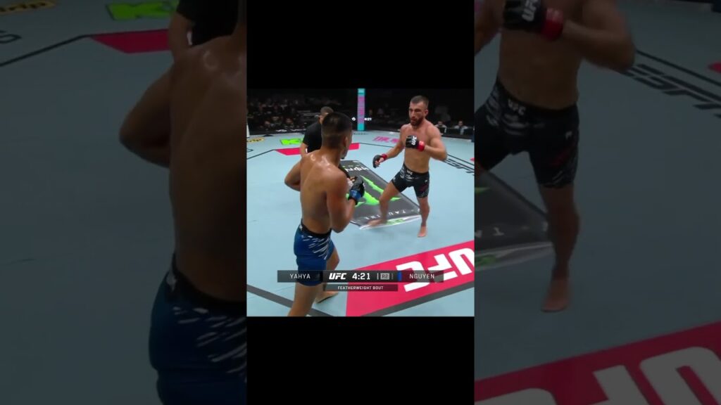 NEW UFC RECORD for Most Knockdowns in a fight 🚨 #ufcabudhabi