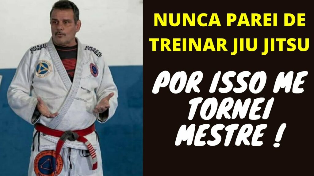 NUNCA PAREI DE TREINAR JIU JITSU,HOJE SOU MESTRE!