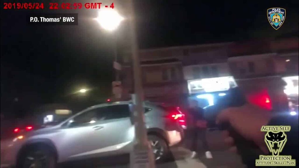 NYPD Officers Respond To Emotionally Disturbed Woman With A Knife