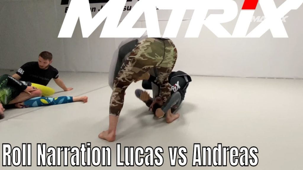 Narrated Jiu Jitsu Sparring, Lucas vs Andreas - Matrix Jiu Jitsu