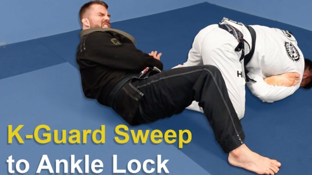 Nasty Straight Ankle Lock From K Guard (It Gets Tight Quick!)