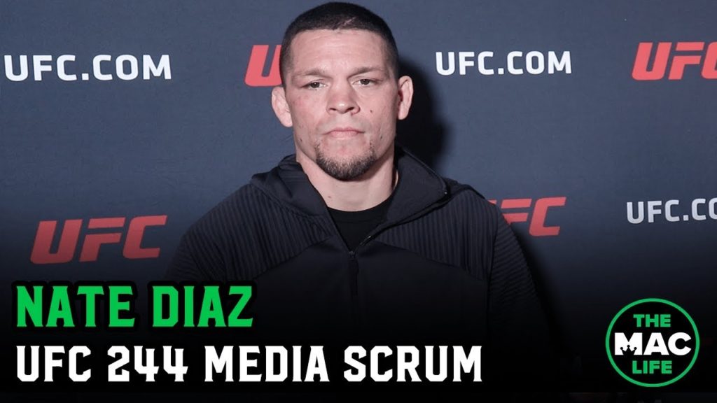Nate Diaz: ‘BMF belt or not, doesn’t matter, every fight I fight is the baddest motherf***ing fight’