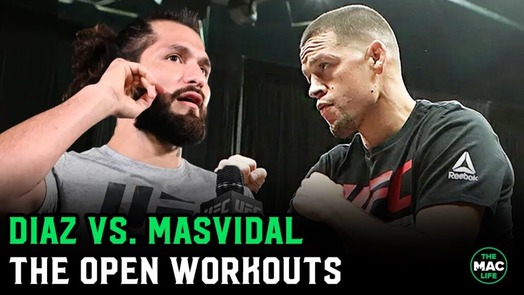 Nate Diaz vs. Jorge Masvidal Open Workouts