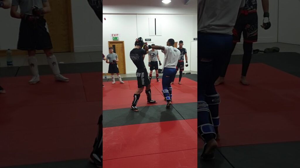 Nathan Jones (Mr Bag & Tag) striking seminar - finish with a cross hook