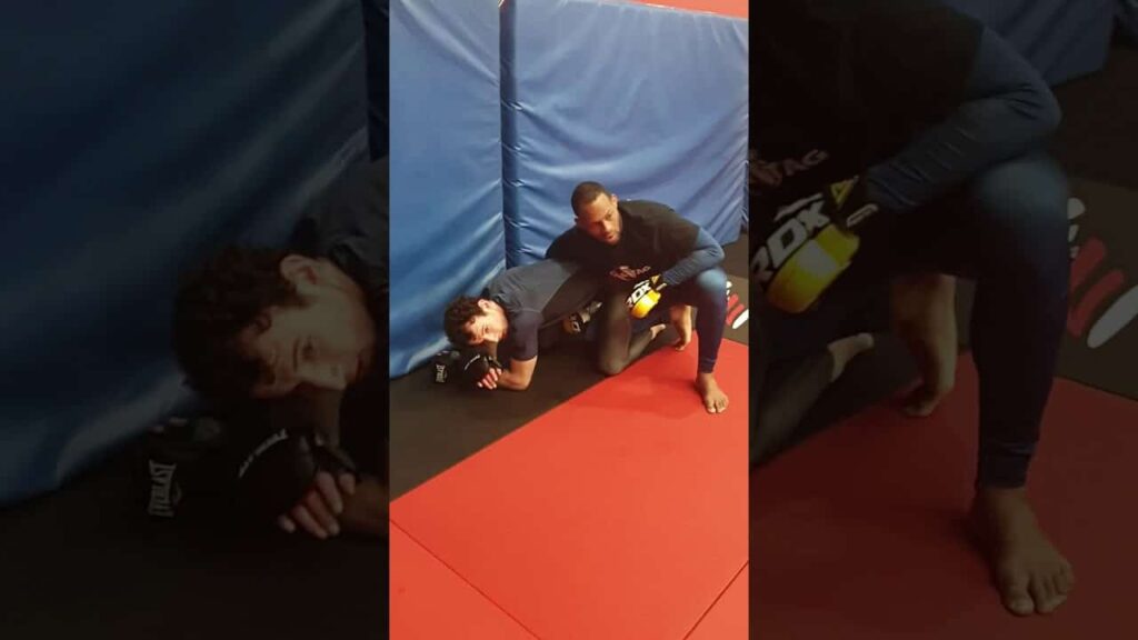 Nathan Jones (Mr Bag & Tag) MMA seminar - wall work, dealing with overhook