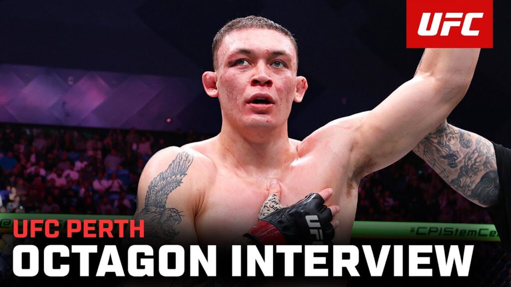 Navajo Stirling Octagon Interview | UFC Perth