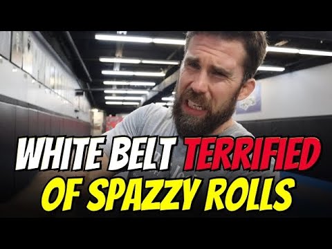 New White Belt is Scared of Rolling with Other a White Belts