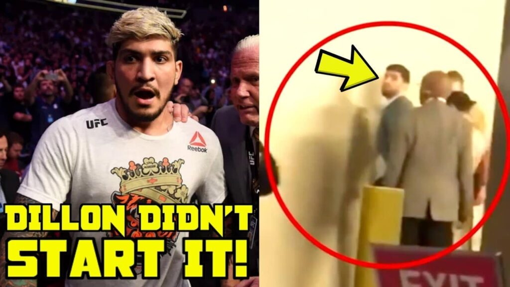 New video evidence shows what started UFC brawl between Dillon Danis & Khabib's team at UFC 229