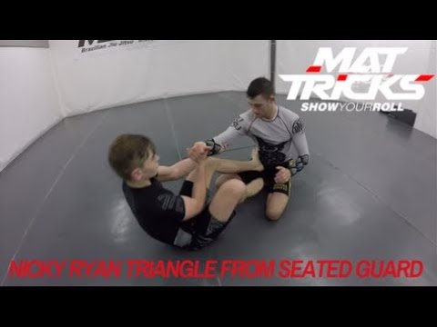 Nicky Ryan Triangle Setup from seated Guard
