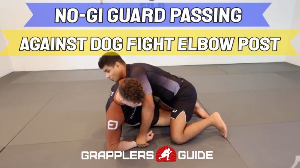 No-Gi Guard Passing Concepts Course - Against Half Guard Dog Fight With Elbow Post by JT Torres