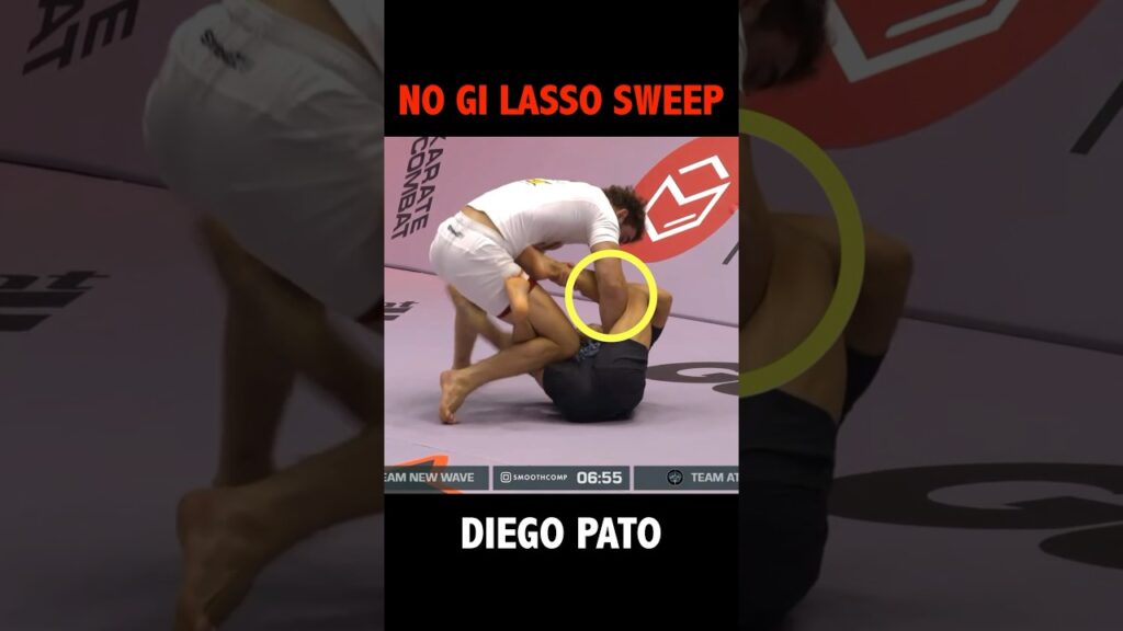 No Gi Lasso Guard Sweep with Diego Pato #bjj #jiujitsu