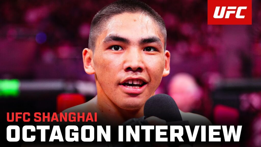Nueraji Taiyilake Octagon Interview | UFC Shanghai