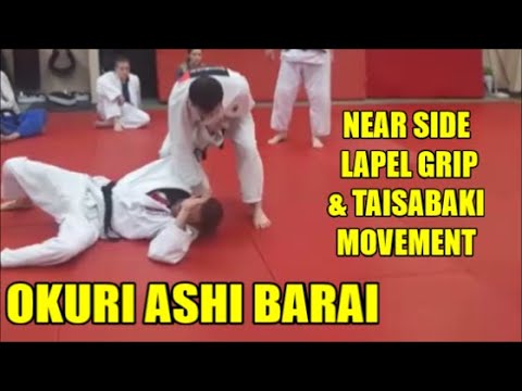 OKURI ASHI BARAI NEAR SIDE LAPEL GRIP & TAISABAKI MOVEMENT