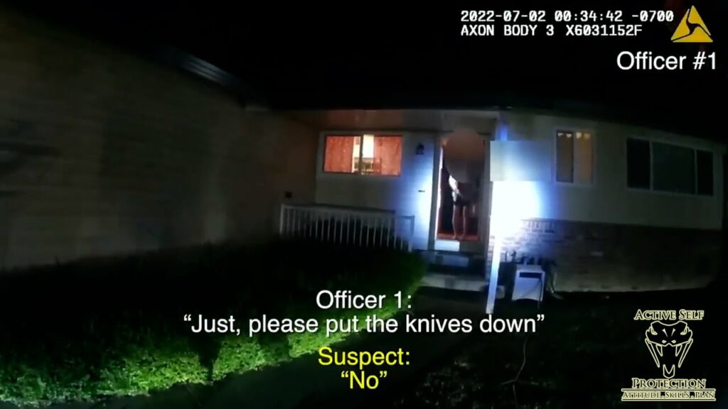 Officer Gives Perp Every Chance To Cooperate But Is Unsuccessful