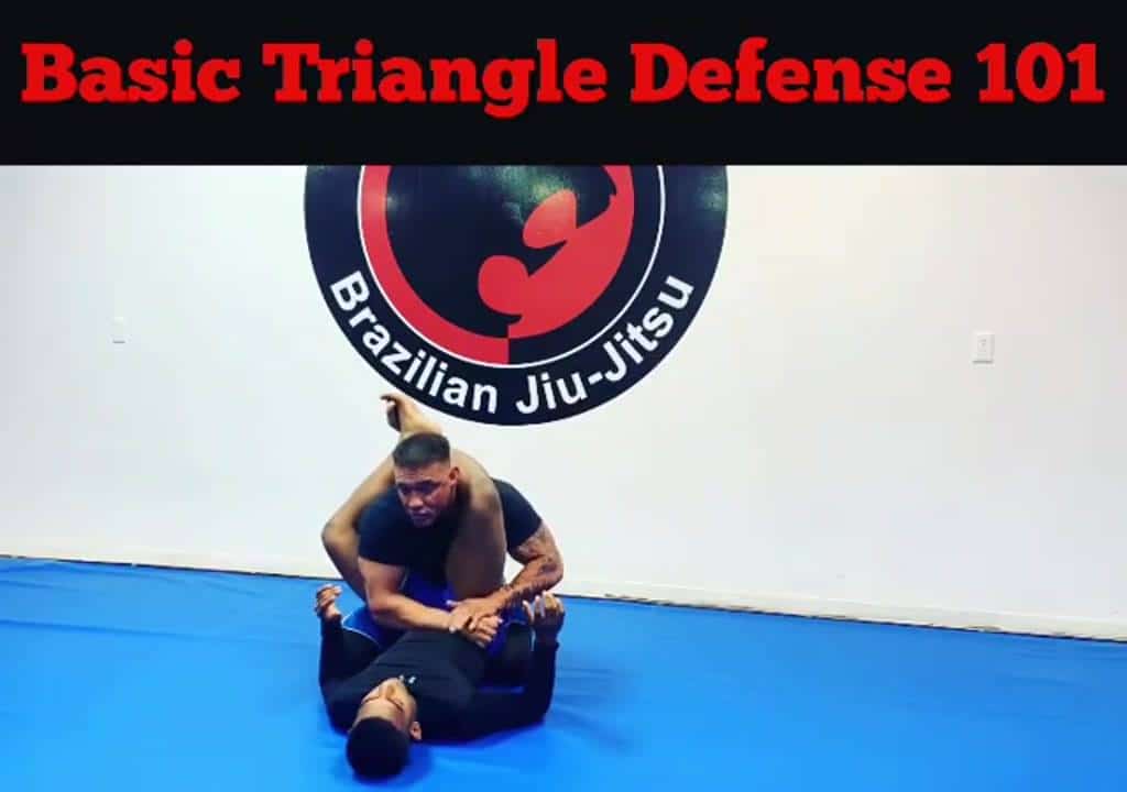Ok so you saw how NOT to get out of the Triangle choke in my last video post! He...