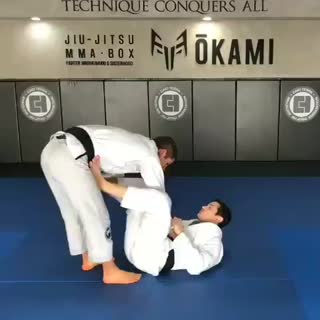 Omoplata defense to back take, by @mikeymusumeci and @caioterrabjj