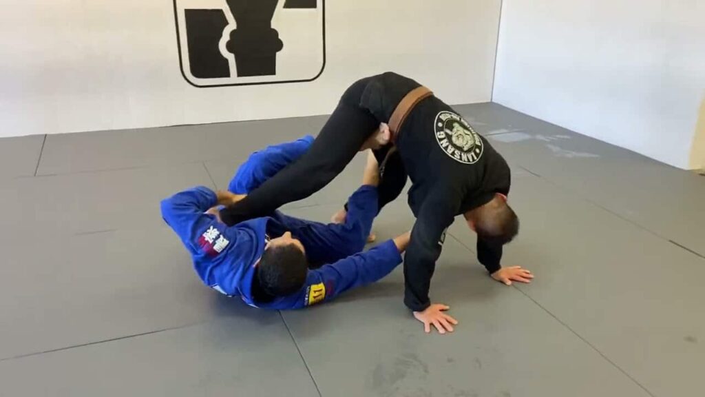 One Grip Pull to Collar Sleeve: X Guard Sweep