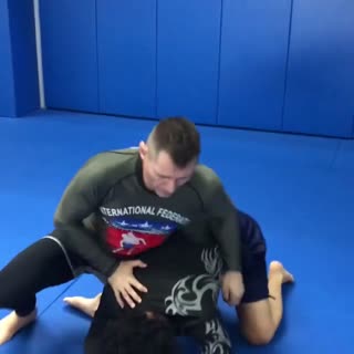 One of Sambo’s signature moves. You might know it as “reverse omoplata”