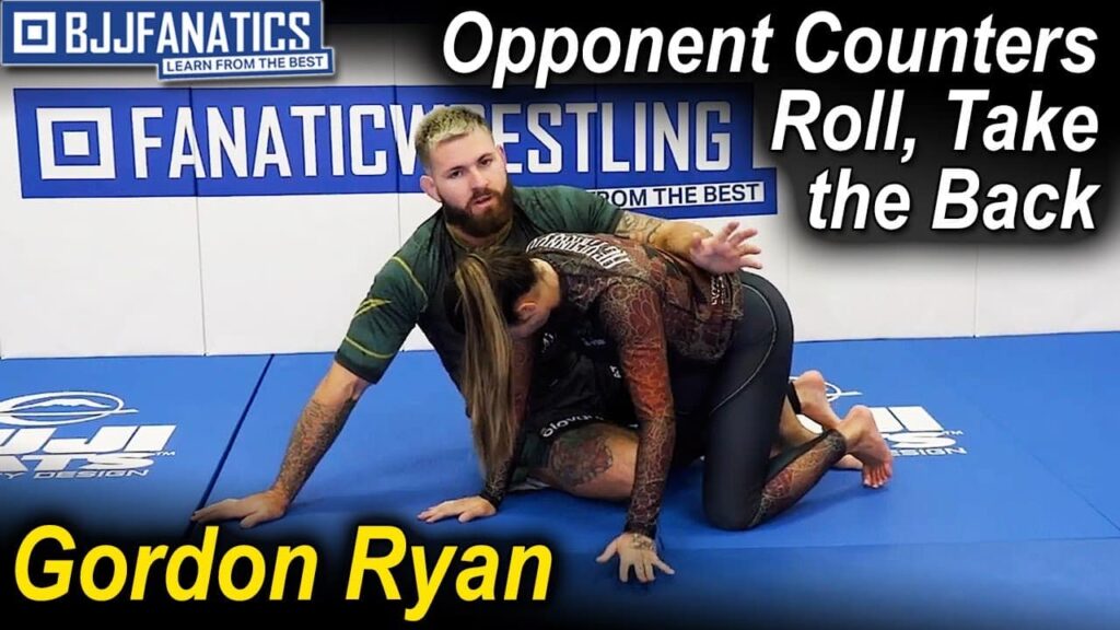 Opponent Counters Roll, Take the Back by Gordon Ryan - BJJ Training