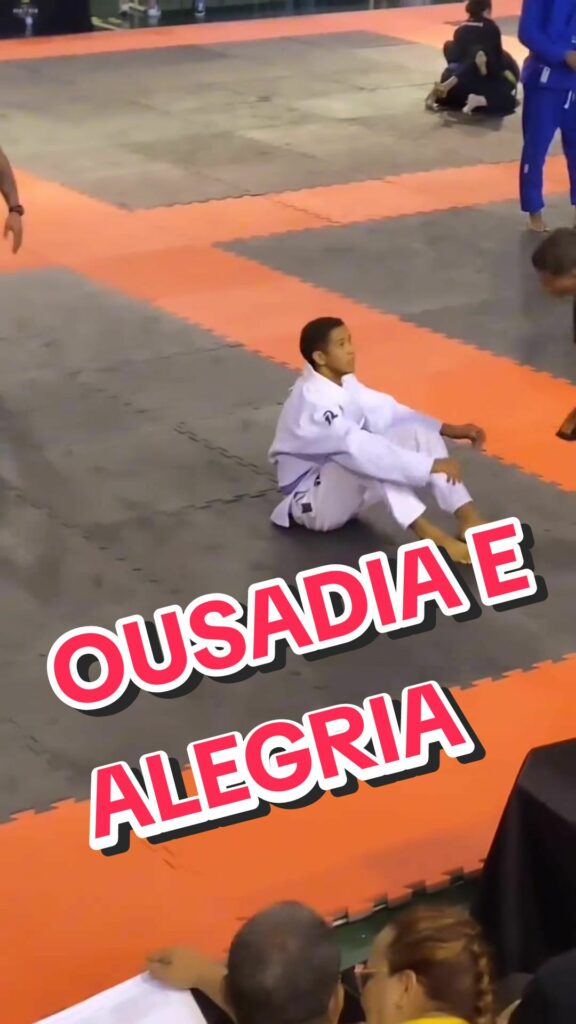 Ousadia e alegria . . Vídeo: . Estude Jiu-Jitsu com a CUPOM: LS10 (LINK