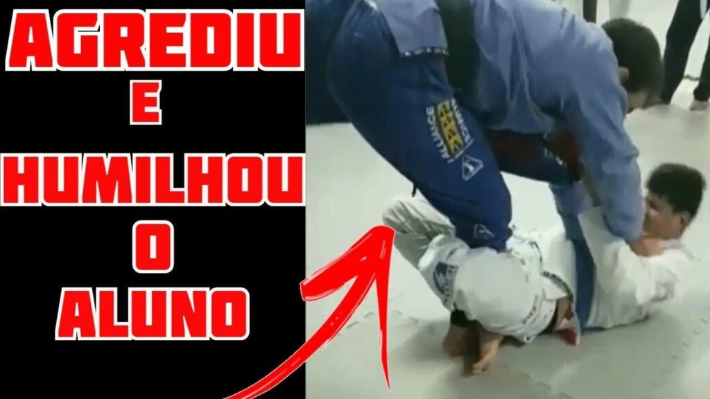 PROFESSOR DE JIU JITSU HUMILHA E MACHUCA ALUNO EM GOLPE PROIBIDO