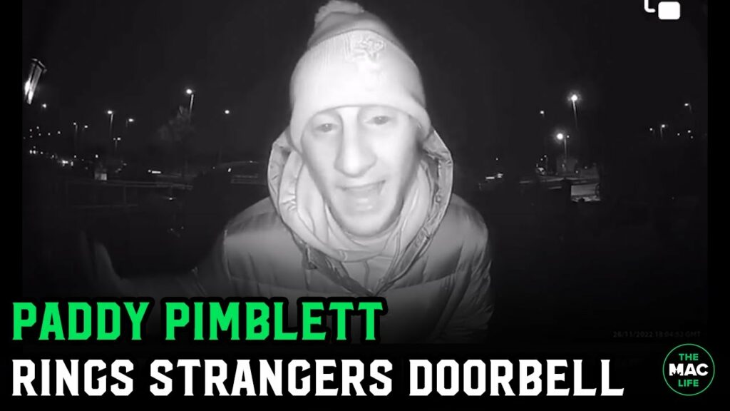 Paddy Pimblett rings strangers doorbell to apologise for dog's "sloppy s***"