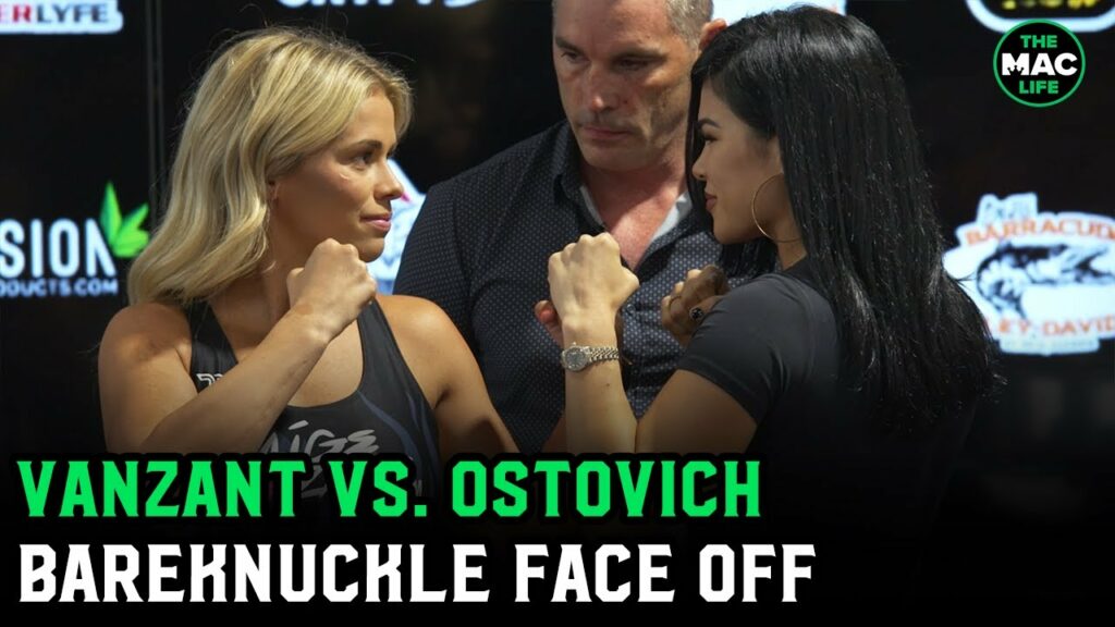 Paige VanZant vs. Rachel Ostovich Face Off | BKFC 19 Press Conference
