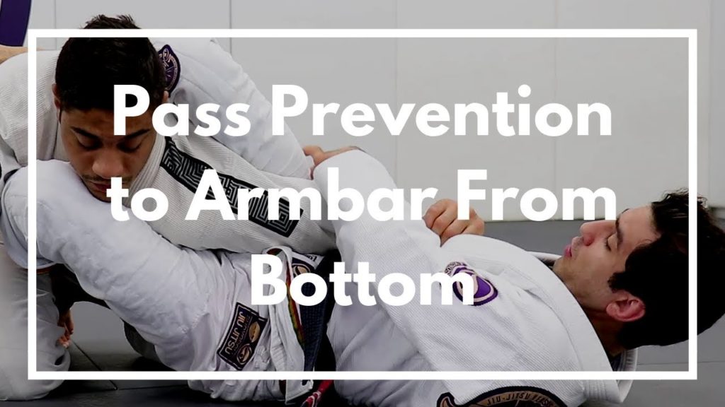 Pass Prevention to Armbar From Bottom