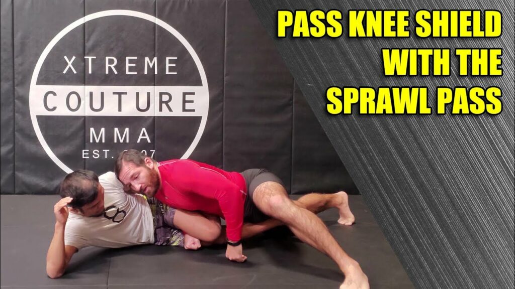 Passing the Knee Shield with the Sprawl Pass