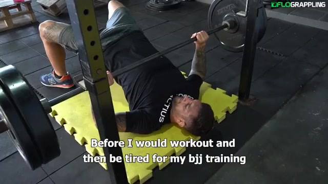 Patrick Claudio describes his workout for Jiu Jitsu