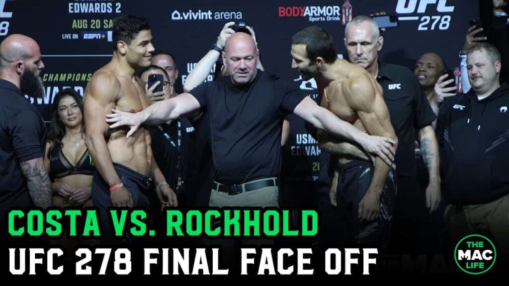 Paulo Costa vs. Luke Rockhold UFC 278 Final Face Off