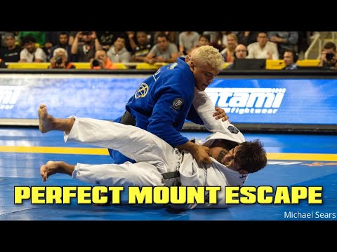 Perfect Mount Escape Against BJJ Black Belt World Champion