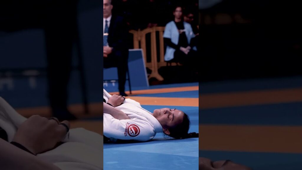 Perfect foot lock at the @ibjjf European Black Belt Finals | Thais Loureiro