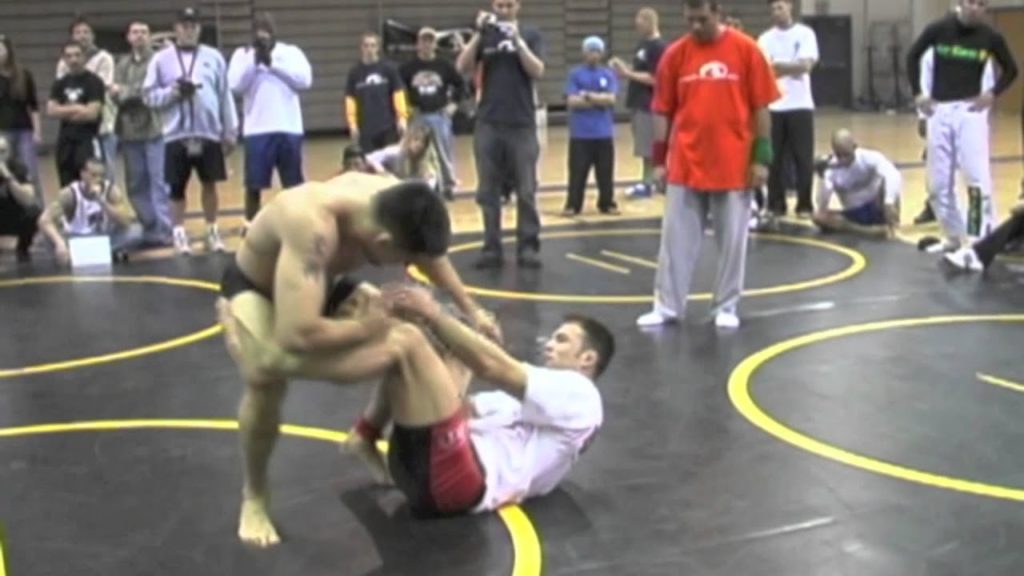 Peruvian Necktie Submission - Dave Terrell vs. Cameron Earle at 2002 Grapplers Quest Las Vegas