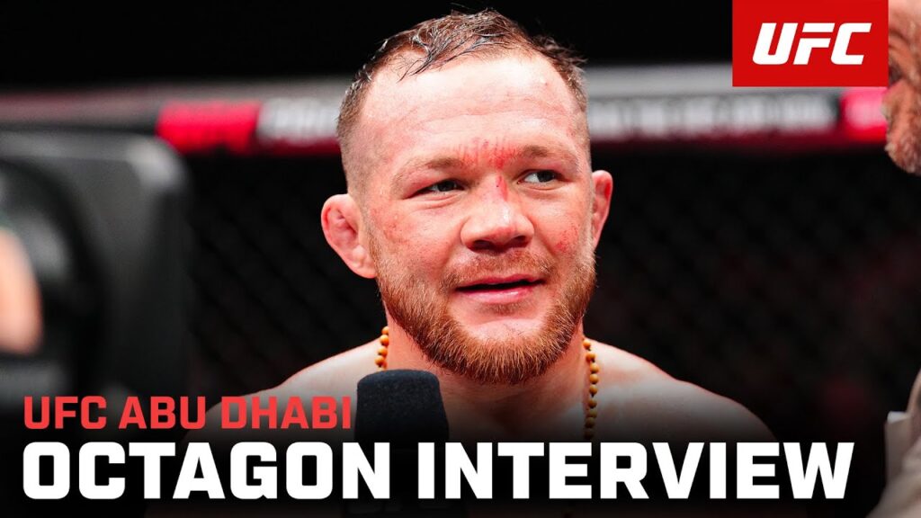 Petr Yan Octagon Interview | UFC Abu Dhabi