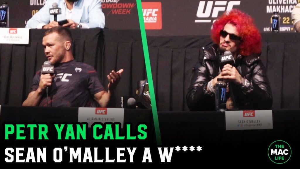 Petr Yan to Sean O’Malley: “Look at him, he’s like a w***e on the side of the road”