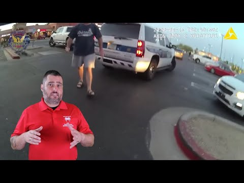 Phoenix Officer Keeps Her Distance During Drunk Dude Drama